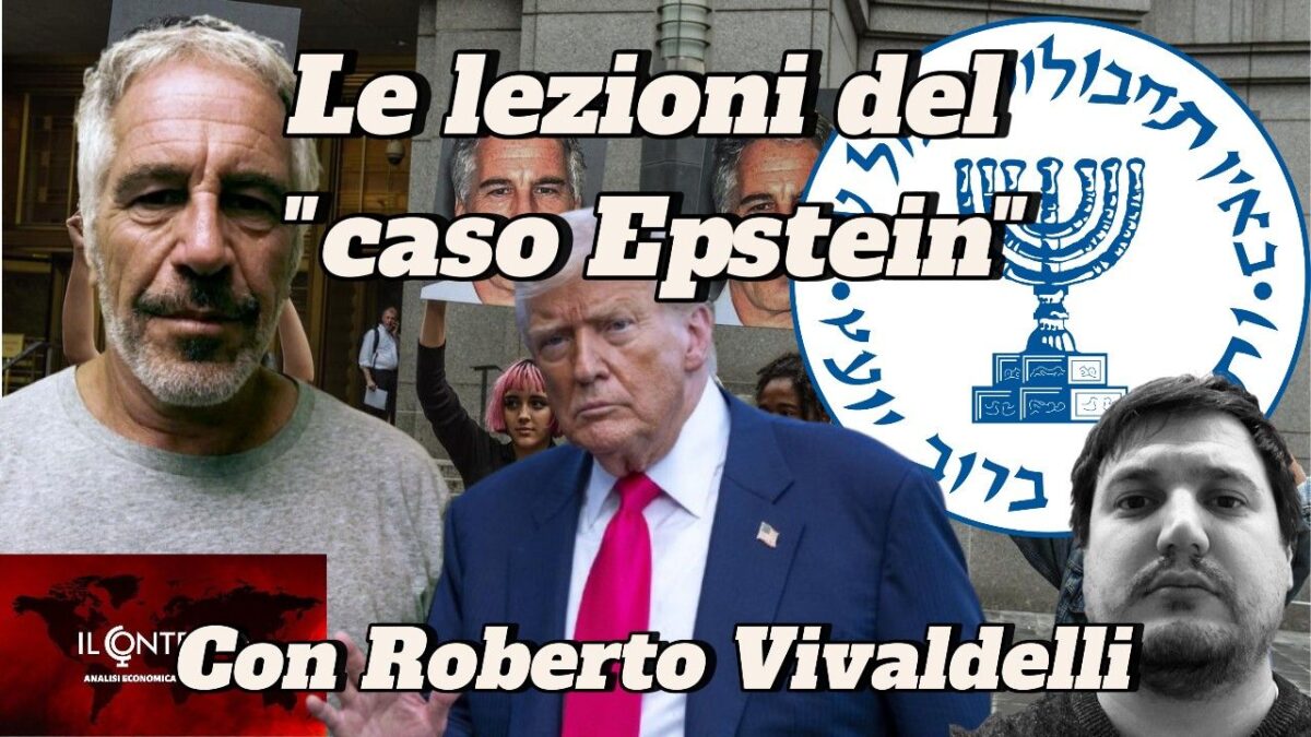 Le lezioni del “caso Epstein” Jeffrey Epstein, Donald Trump e un altro uomo discutono di lezioni Epstein e del caso Epstein con Roberto Vivaldelli.