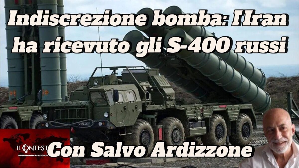 Indiscrezione bomba: l’Iran ha ricevuto gli S-400 russi Un veicolo militare con lanciamissili evidenzia l'Iran che riceve gli S-400 russi.