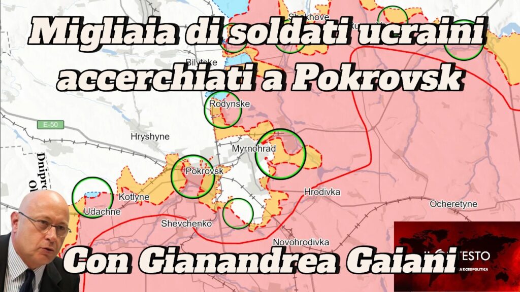 Migliaia di soldati ucraini accerchiati a Pokrovsk