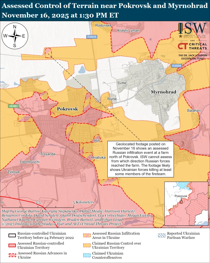 Accerchiamento di Pokrovsk e Myrnohrad.