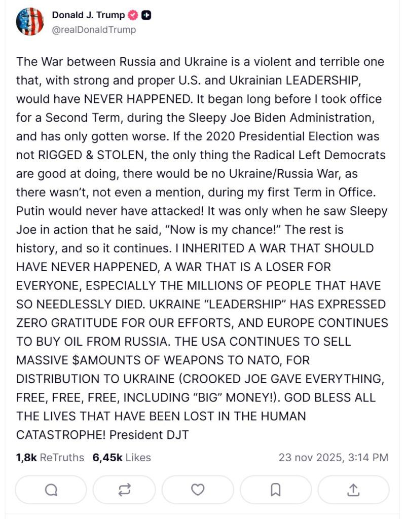 Kupyansk e oltre: la Russia sfodera il nuovo “algoritmo militare” 2 post trump truth 1