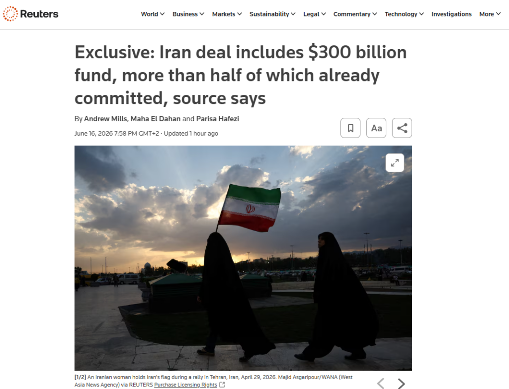 Memorandum Stati Uniti-Iran: cosa c’è di concreto? 1 Iran e Usa avrebbe raggiunto un accordo per la creazione di un fondo privato preposto alla ricostruzione della Repubblica Islamica, punto fondamentale del memorandum.