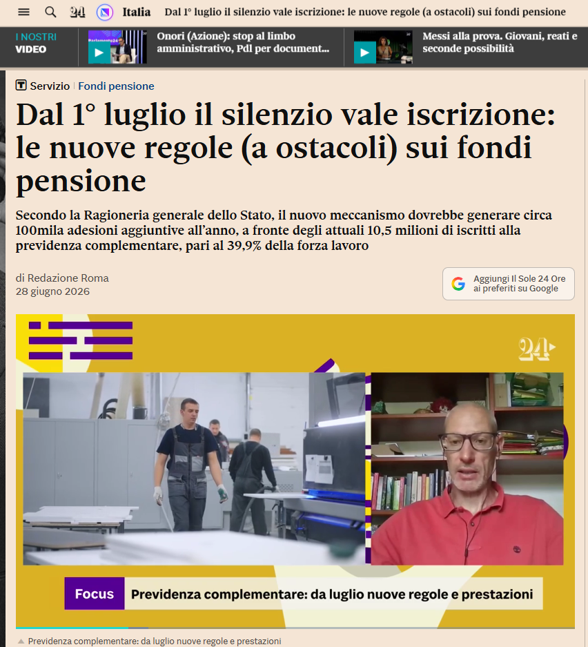 Il governo consegna i contributi dei lavoratori italiani a BlackRock 1 Le nuove norme sui fondi pensione prevedono incentivi al trasferimento dei contributi dei dipendenti del settore privato ai fondi pensione.