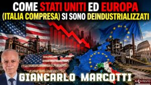 come stati uniti europa italia si sono deindustrializzati