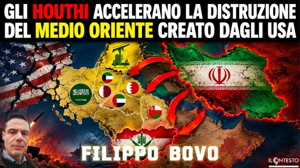 houthi accelerano distruzione medio oriente creato dagli usa